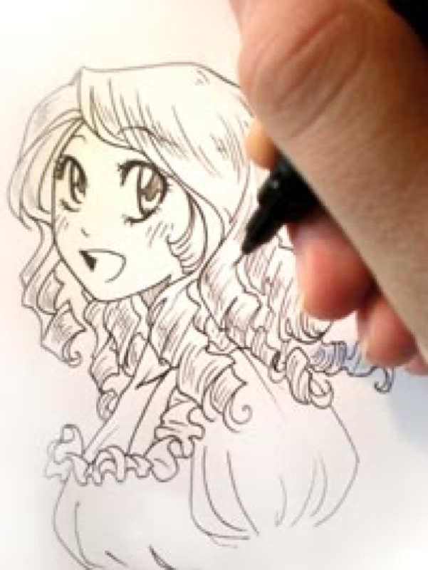 Drawing Anime Hair With TouchNew Markers Step By Step