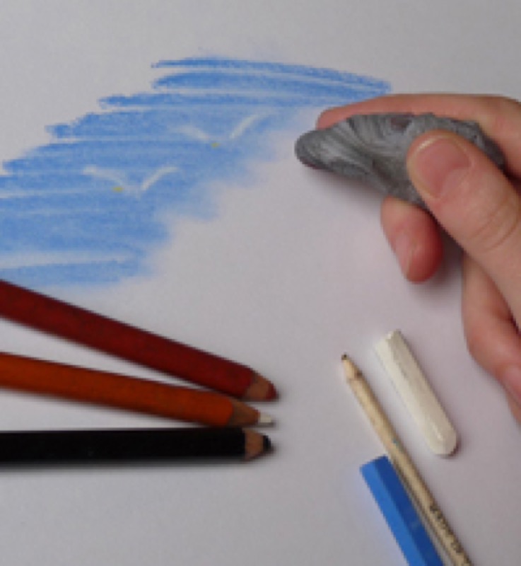 How to remove oil pastels from paper - Quora