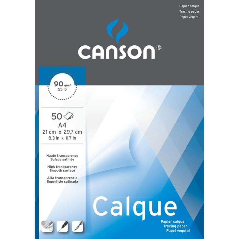Papier calque - A3 - 50/55 g/m² - CANSON