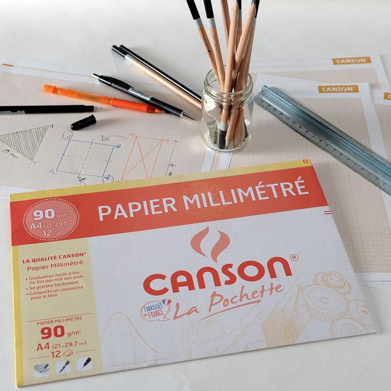 Graph paper 90 gsm Canson