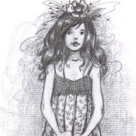 Drawing: Pencil sketch of young lady