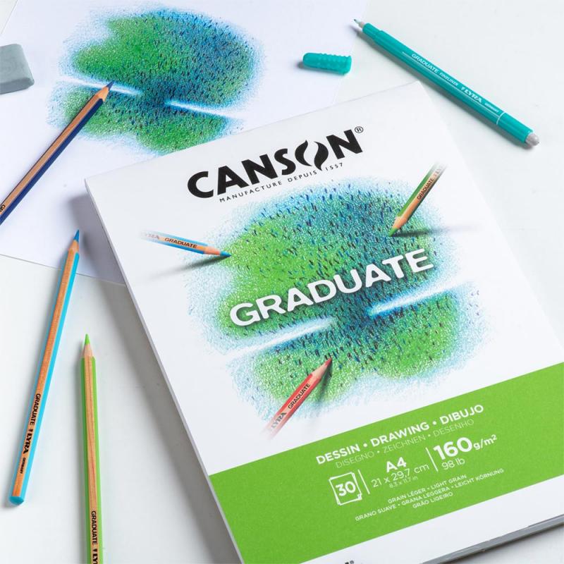 Canson Graduate 5.5 x 8.5 Sketch Paper Pad (40 Sheets), Art Paper for  Adults and Students