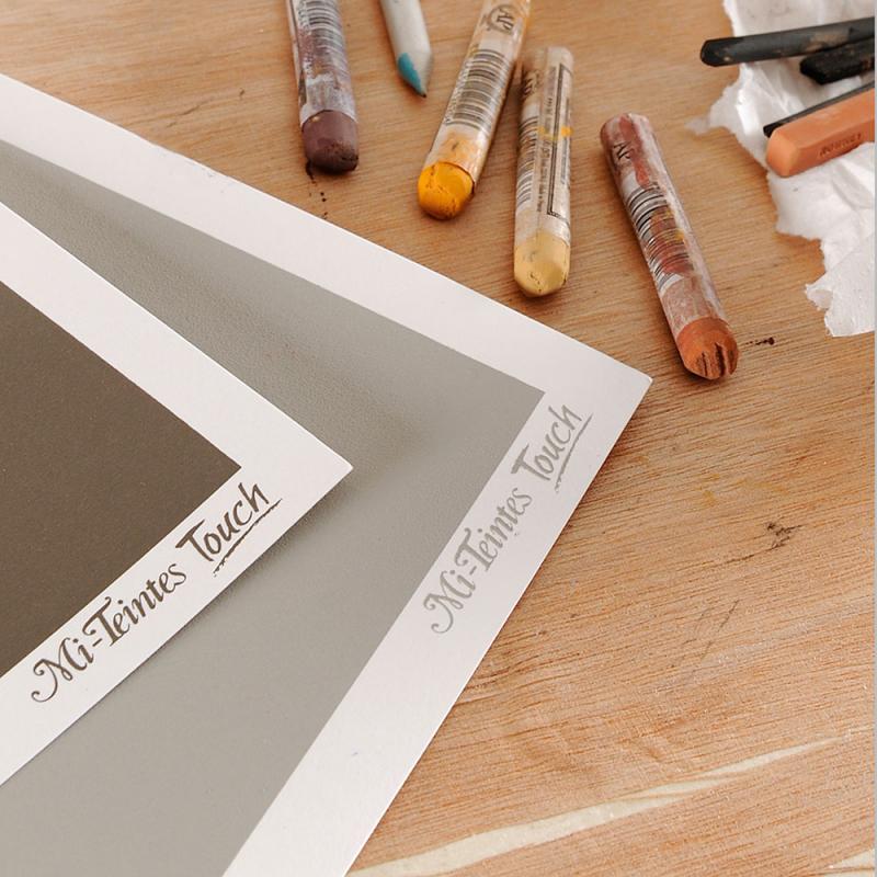 Mi-Teintes Touch Sanded Pastel Paper Sheet 22x30 - White - Art and