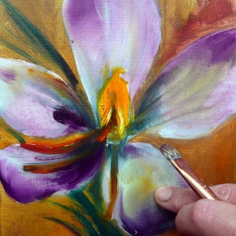 Oil Finger painting Canson