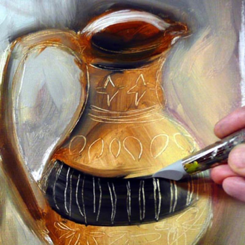 Oil Sgraffito or how to carve oil paints Canson