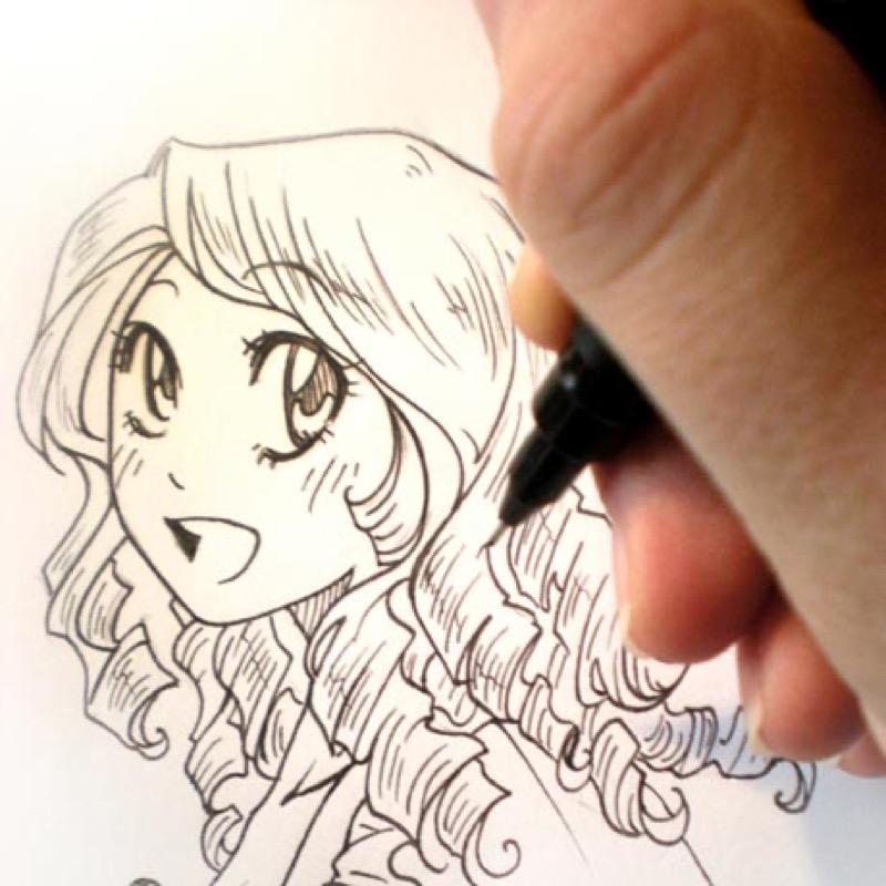 Manga: Drawing hair | Canson