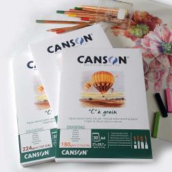 RayArt  Canson 1557 Papier à dessin A5+ 180G/M² - Canson