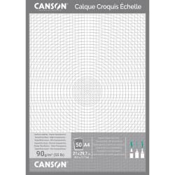 Papier calque satin Canson 90 g/m²