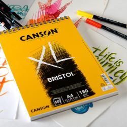 Canson, Papier dessin, Technique, A4, 160G, Blanc, Lisse, C200037104