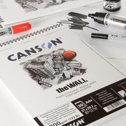 Bloc de 50 papiers uni Manga Marker Layout A4 'Canson' Blanc 70g - La  Fourmi creative